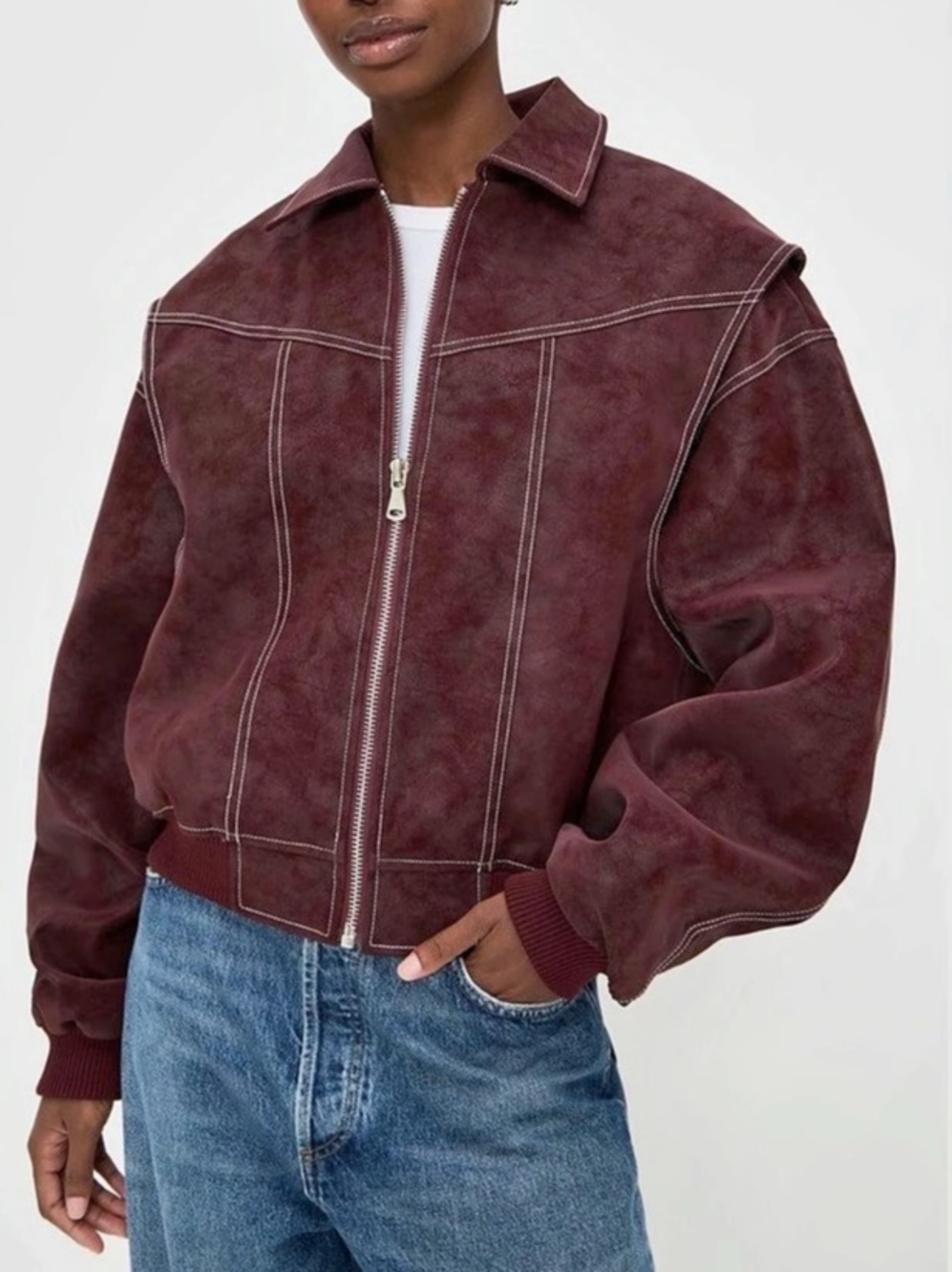 Lioness Burgundy Bomber